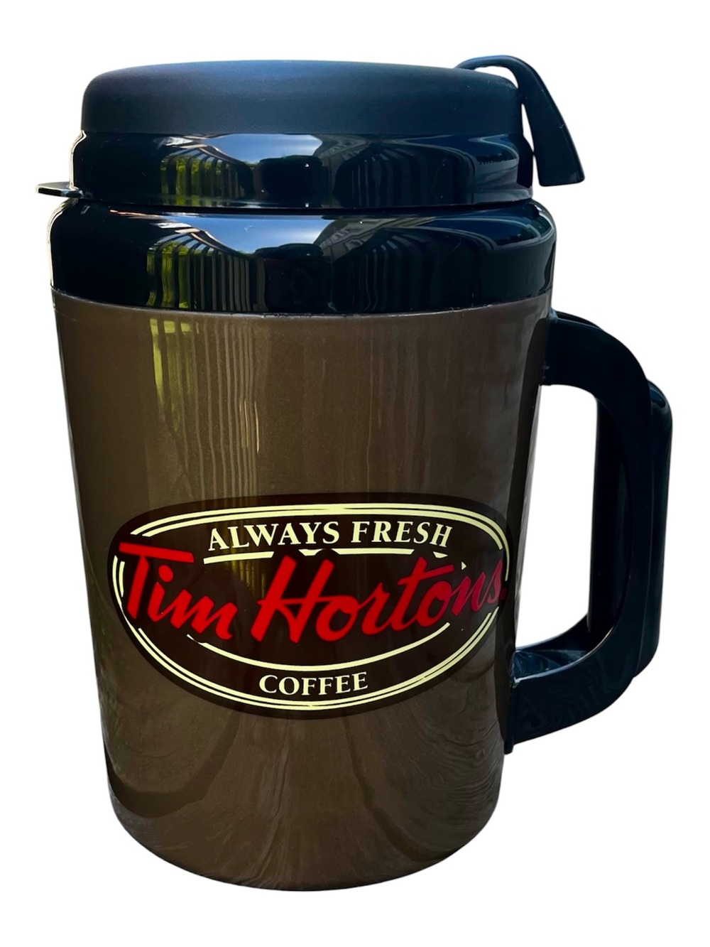 Tim Horton’s Vintage Jumbo Travel Mug Aladdin 64 oz Coffee Collectible Thermos